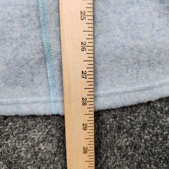 Smartwool Hudson Trail Fleece Pullover Womens Small Wool Blue Cowl‎ Funnel Neck - Picture 8 of 9